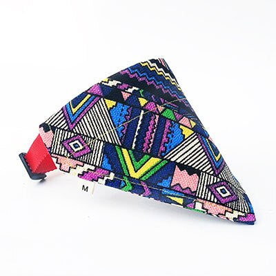 Colorful Triangular Dog Scarf - wnkrs