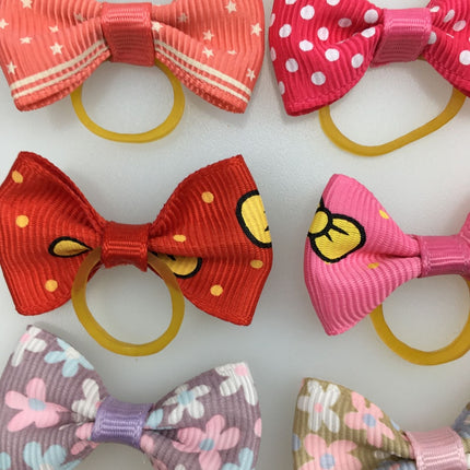 Colorful Pet Hair Bows Set - wnkrs