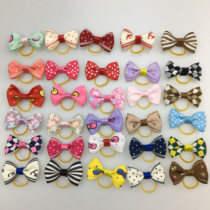 Colorful Pet Hair Bows Set - wnkrs