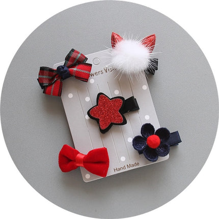 Dog's Kawaii Hair Clips 5 Pcs Set - wnkrs