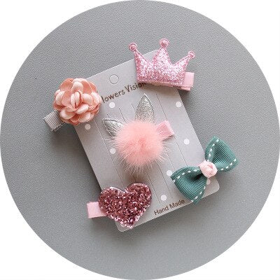 Dog's Kawaii Hair Clips 5 Pcs Set - wnkrs