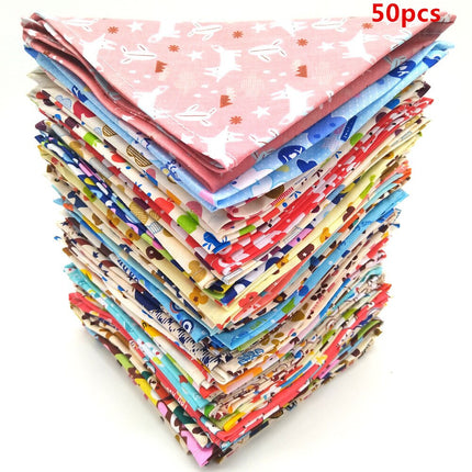 Colorful Patterned Cotton Dog Scarves Set - wnkrs