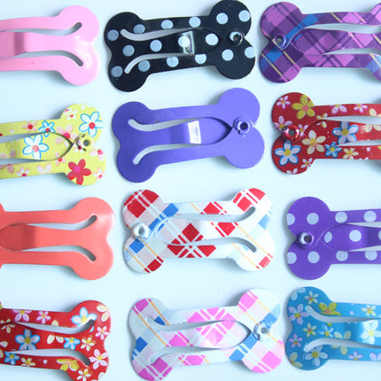 Bone Shaped Hair Clips for Dogs - wnkrs