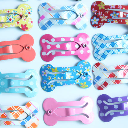 Bone Shaped Hair Clips for Dogs - wnkrs