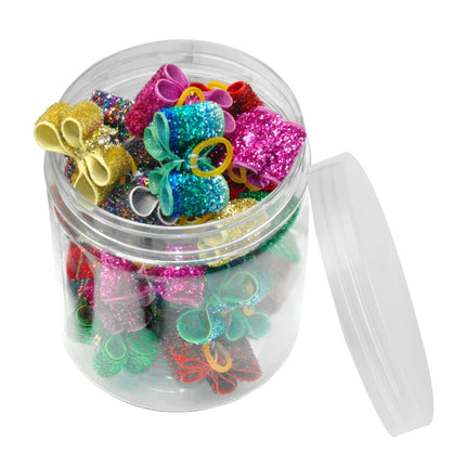 Dog's Gliter Hair Bows 20-100 Pcs Set - wnkrs
