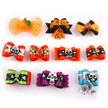 Pet Halloween Style Hair Bows 20 Pcs Set - wnkrs