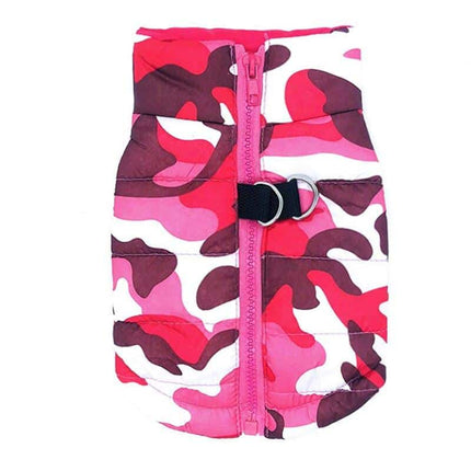Stylish Warm Waterproof Camouflage Dog's Coat - wnkrs