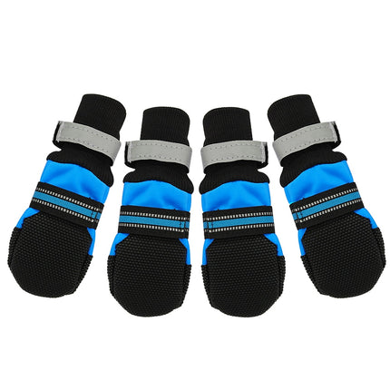Waterproof Dog Shoes with Reflective Strips - wnkrs