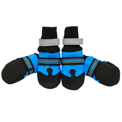 Waterproof Dog Shoes with Reflective Strips - wnkrs