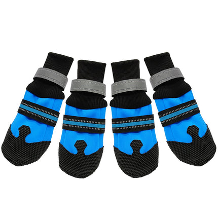 Waterproof Dog Shoes with Reflective Strips - wnkrs