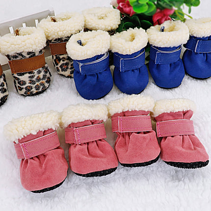 Anti-Slip Winter Dog Shoes 4 pcs Set - wnkrs