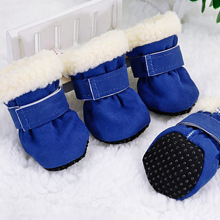 Anti-Slip Winter Dog Shoes 4 pcs Set - wnkrs