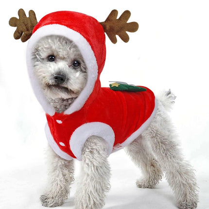 Christmas Style Flannel Dog Jacket - wnkrs