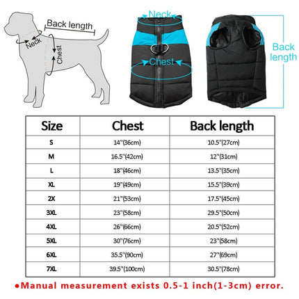 Dog's Waterproof Zipper Vest - wnkrs