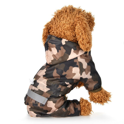 Waterproof Hooded Raincoat with Reflective Stripe - wnkrs