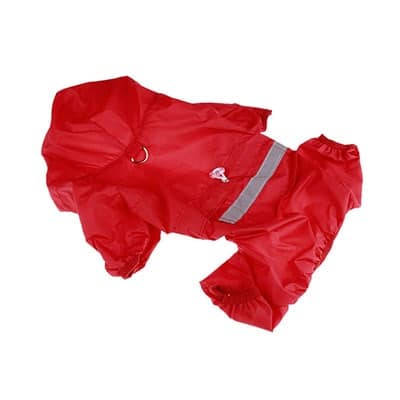 Waterproof Hooded Raincoat with Reflective Stripe - wnkrs