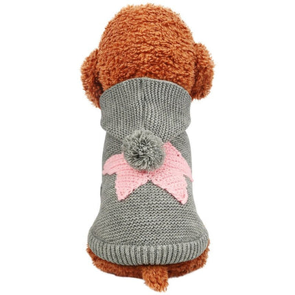 Soft Knitted Hoodie with Starfish and Pompom - wnkrs