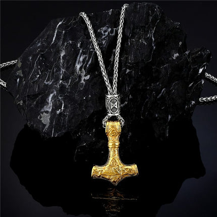 Men's Viking Style Pendant Necklace - Wnkrs