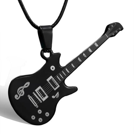 Men's 316L Stainless Steel Guitar Necklace - Wnkrs