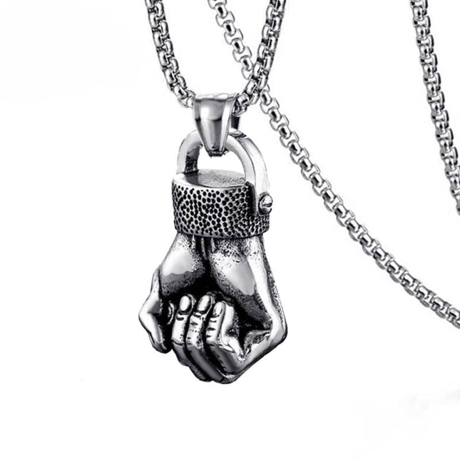 Men's Skeleton Hand Necklace - Wnkrs