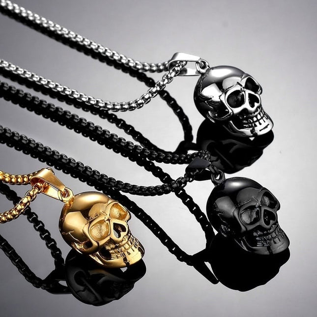 Men's Skull Necklace - Wnkrs