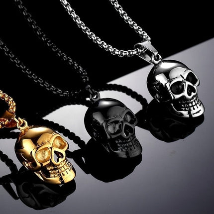 Men's Skull Necklace - Wnkrs