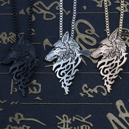 Men's Wild Wolf Necklace - Wnkrs