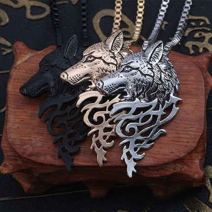 Men's Wild Wolf Necklace - Wnkrs
