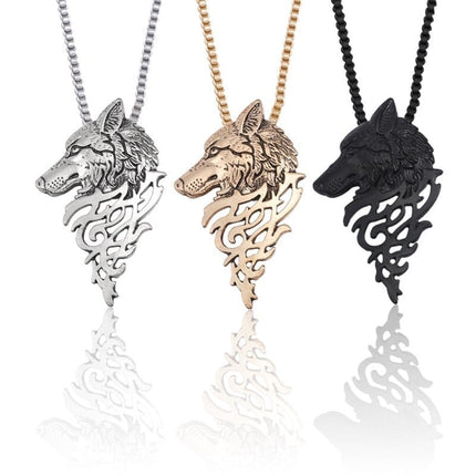 Men's Wild Wolf Necklace - Wnkrs