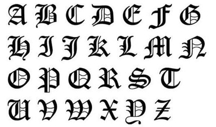 Men's Gothic Letter Shaped Pendant Necklace - Wnkrs