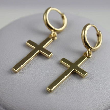 Men's Fashion Cross Shaped Earrings - Wnkrs