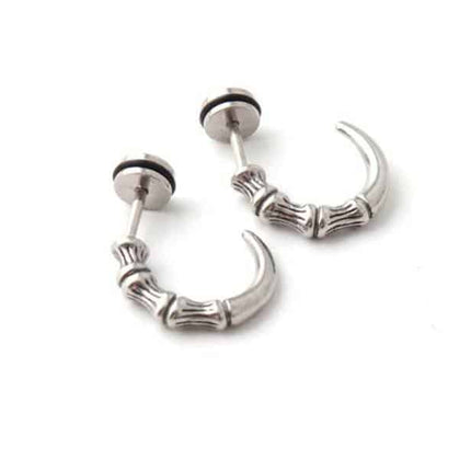 Men's Claw Shaped Stud Earrings - Wnkrs