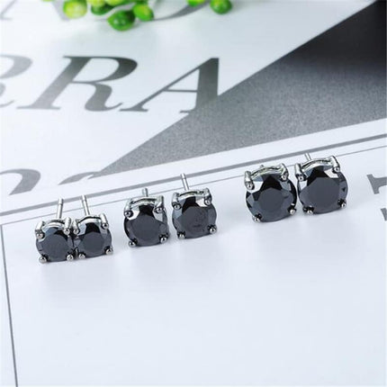 Men's Fashion Crystal Stud Earrings - Wnkrs