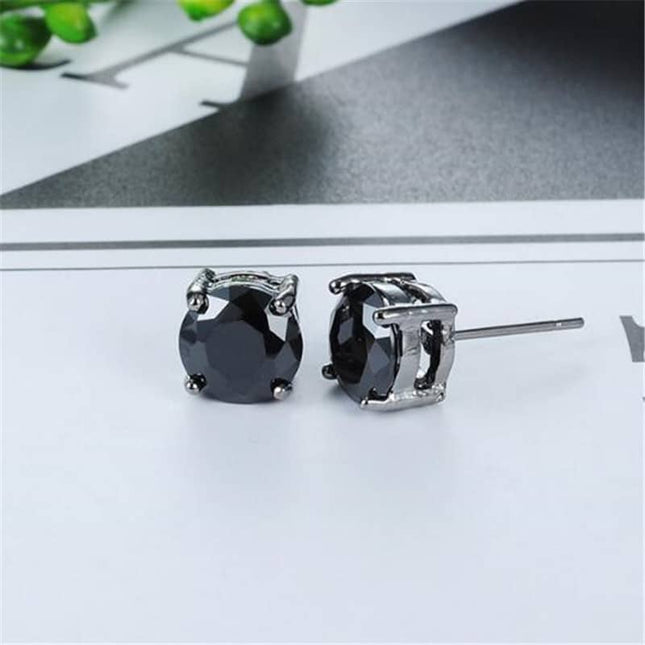 Men's Fashion Crystal Stud Earrings - Wnkrs