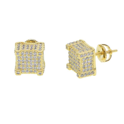Golden Wedding Earrings for Men - Wnkrs