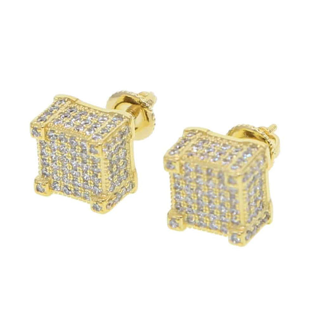 Golden Wedding Earrings for Men - Wnkrs