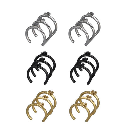 Fashion Titanium Steel Men’s Clip Earrings - Wnkrs