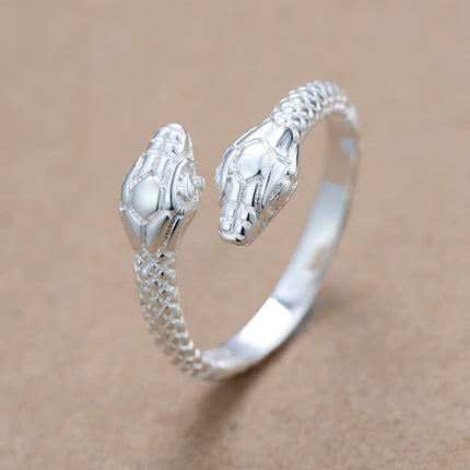 Men's Double Snake Resizable Ring - Wnkrs