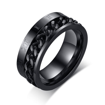 Men's Chain Decor Ring - Wnkrs