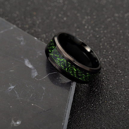 Black Celtic Pattern Men's Ring - Wnkrs