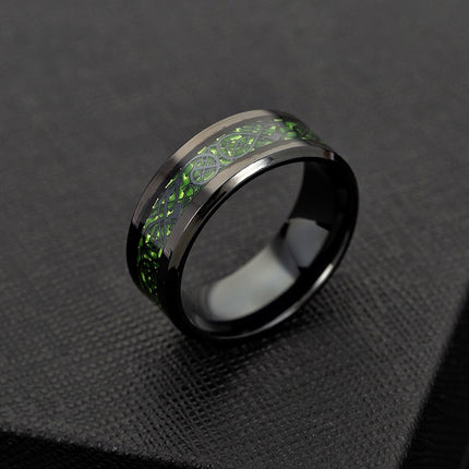 Black Celtic Pattern Men's Ring - Wnkrs