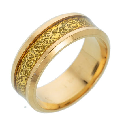 Black Celtic Pattern Men's Ring - Wnkrs