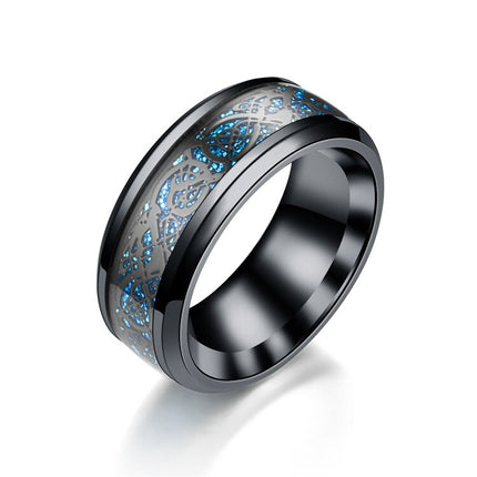 Black Celtic Pattern Men's Ring - Wnkrs