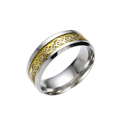 Black Celtic Pattern Men's Ring - Wnkrs