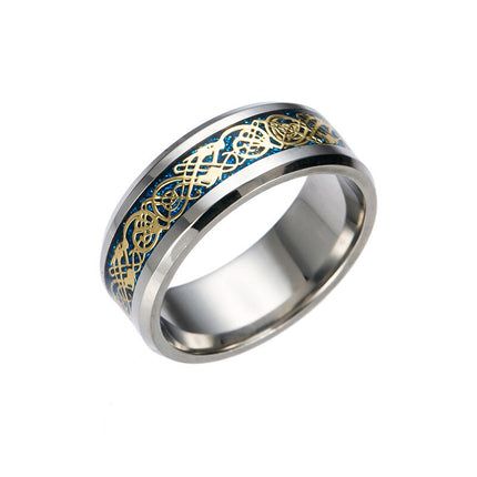 Black Celtic Pattern Men's Ring - Wnkrs