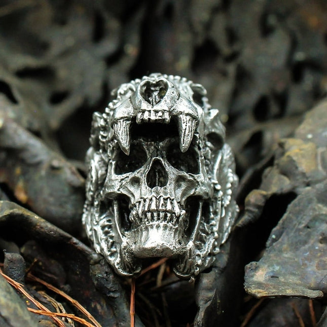 Men's Skull Shaped Ring - Wnkrs