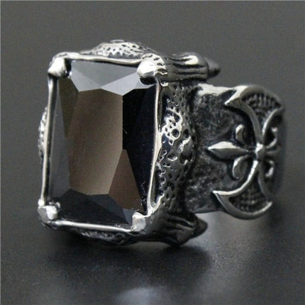 Men's Stainless Steel Anchor Ring - Wnkrs