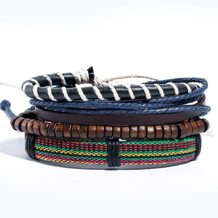 Men's Metal Leather Bracelet - Wnkrs