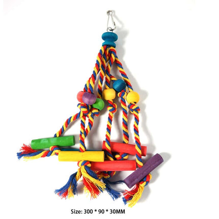 Eco-Friendly Parrot Toy with Bells - wnkrs