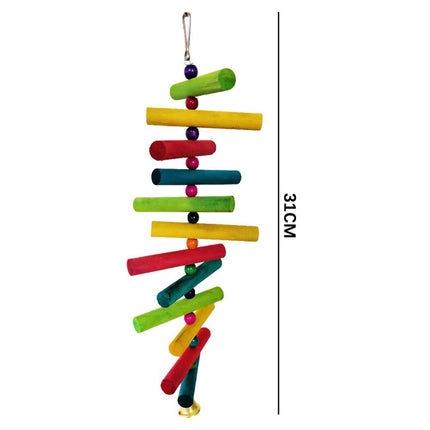 Eco-Friendly Parrot Toy with Bells - wnkrs